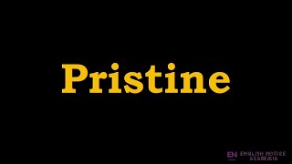 Pristine - Meaning, Pronunciation, Examples | How to pronounce Pristine in American English
