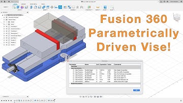 Fusion 360 Parametric Vise
