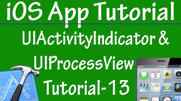 How to use UIActivityIndicator and UIProcessView Control in iOS application using Objective C