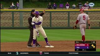Oklahoma vs TCU Baseball Highlights - Apr. 8