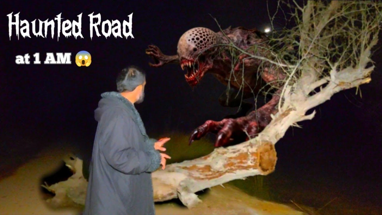 Khatarnak Haunted Road at 1AM 😱 | Real Ghost and jin bhoot catch on camera 