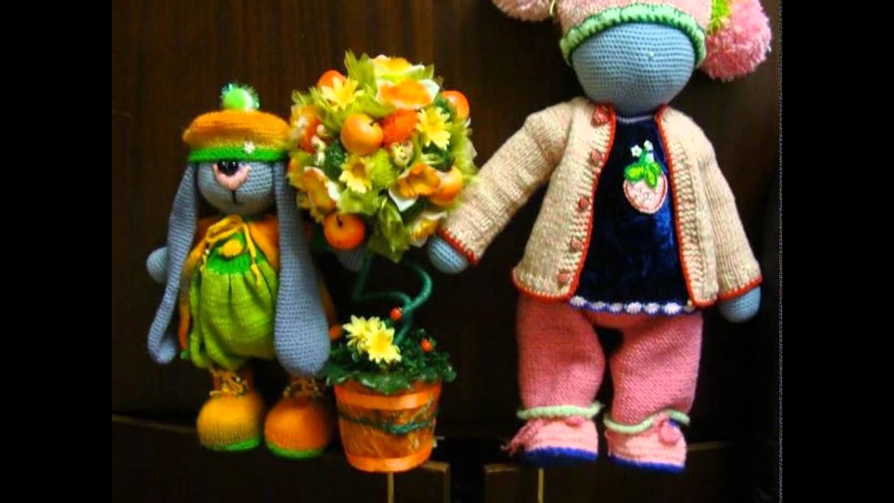 ВЕСЕЛЫЕ ЗАЙЦЫ.Вязание.Крючок.Спицы.