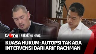 Download lagu Kuasa Hukum Bacakan Nota Pembelaan Arif Rachman Arifin | Breaking News tvOne