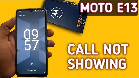 moto e13 call not showing problem | How to call not showing in moto e13