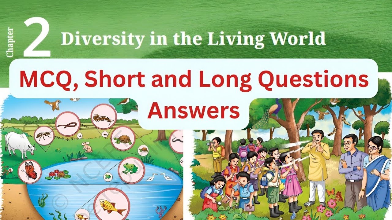 Diversity in the living world questions answers class 6 Chapter 2 ...