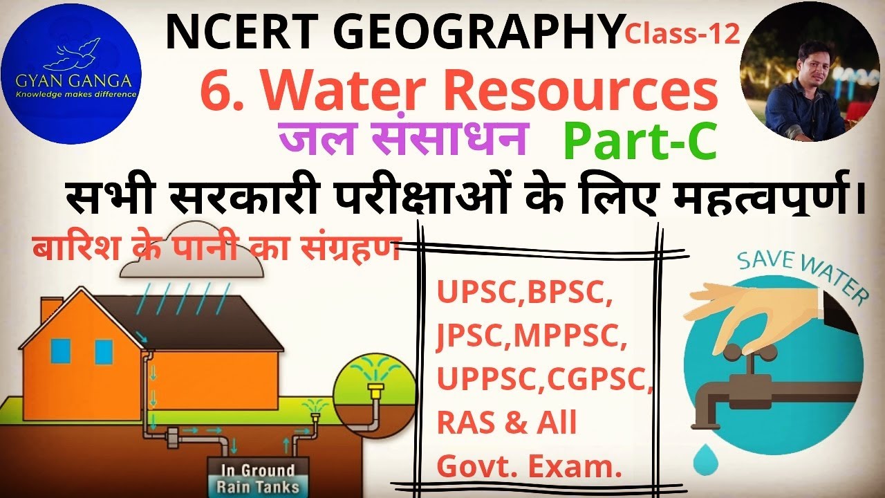 NCERT Geography Class 12 Chapter 6. Water Resources (जल संसाधन) PartC YouTube
