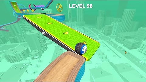 Going Balls ⚽️ 🏀 🏈 ⚾️ 🎱 4K Ultra HD Level 98 and Portal Run GamePlay Fullscreen