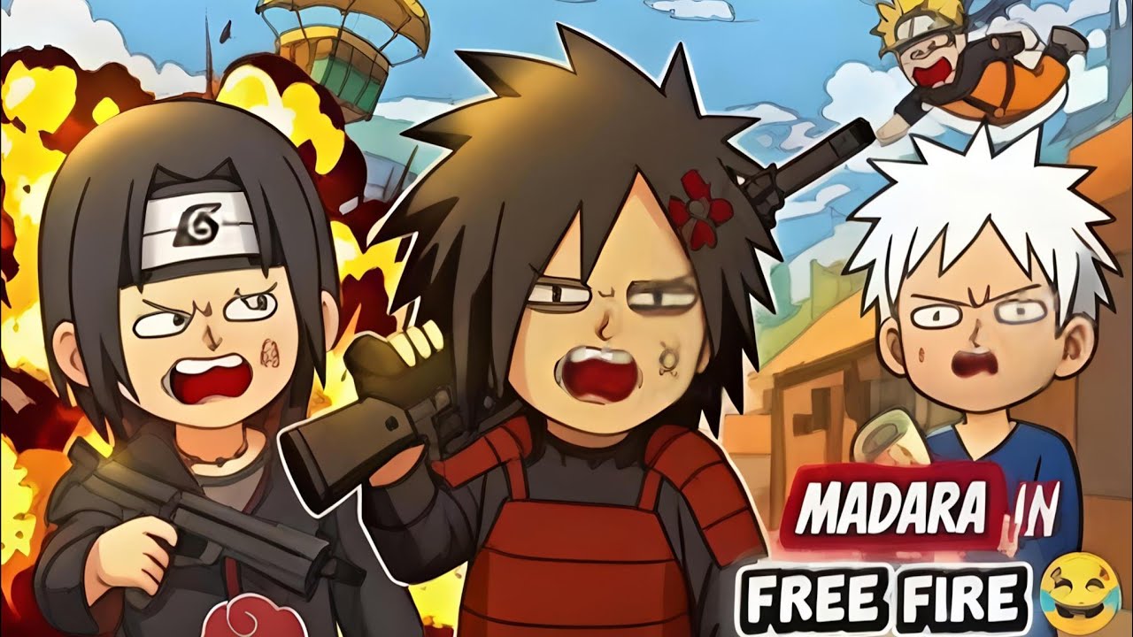 Madara in free fire funny anime cartoon series 🤣🤣 free fire World