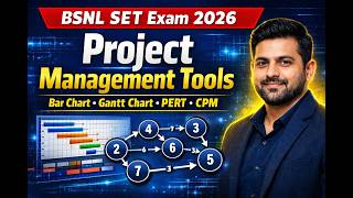 Project Management Tools Explained | Bar Chart, Gantt Chart, PERT & CPM I SET Exam 2026 #education