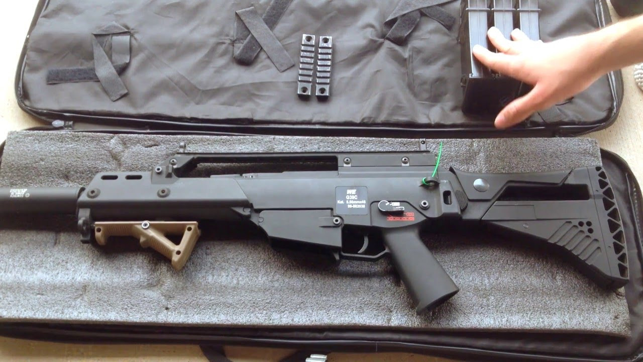 WE H&K G39C ガスブロ 中古 エアガン・マック堺のレビュー動画#307