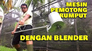 Cara Membuat Mesin Pemotong Rumput Dari Dinamo