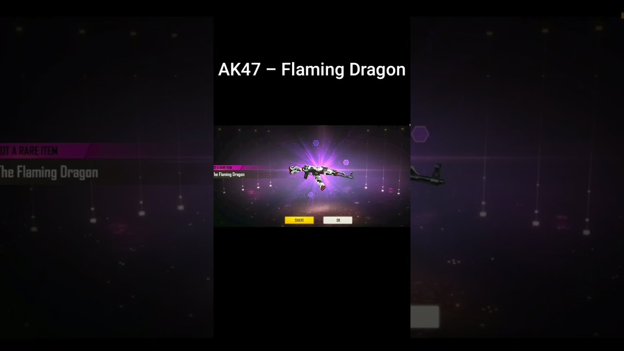 Free Fire AK47 - Flaming Dragon skin free redeem code 30 March 2022 | No-Click Bet Live Proof