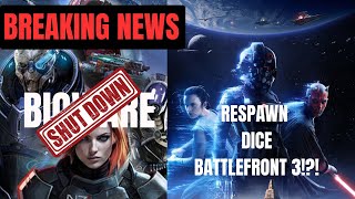 BioWare shutting down, Battlefront 3 happening!