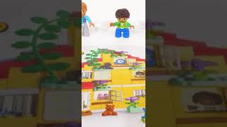 Lego Duplo House for Toddlers and Kids! Learn Common Words with Building Block Toy