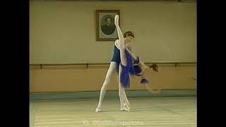 Young Elena Vostrotina and Sergei Popov - Grand Pas Classique PDD.