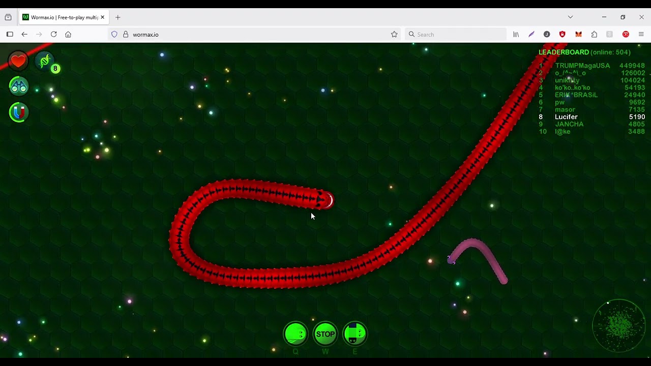 Wormax.io - Free to play multiplayer game