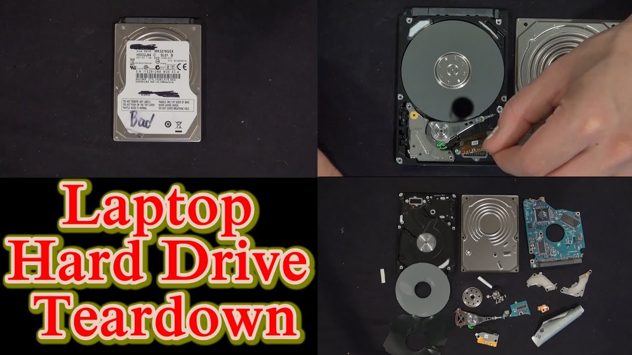 Разборка жесткого диска ноутбука