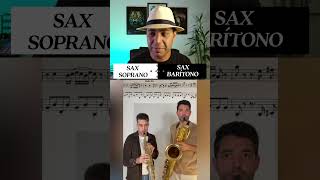 DUETO DE SAX SOPRANO E BARÍTONO IMPRESSIONA!