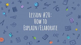 Research Paper Secrets #20: How to Explain   Elaborate