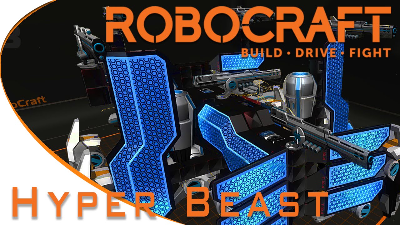 [TUTORIAL] Robocraft Rail Walker "Hyper Beast" bauen Bauplan, Tier 10, How to Build