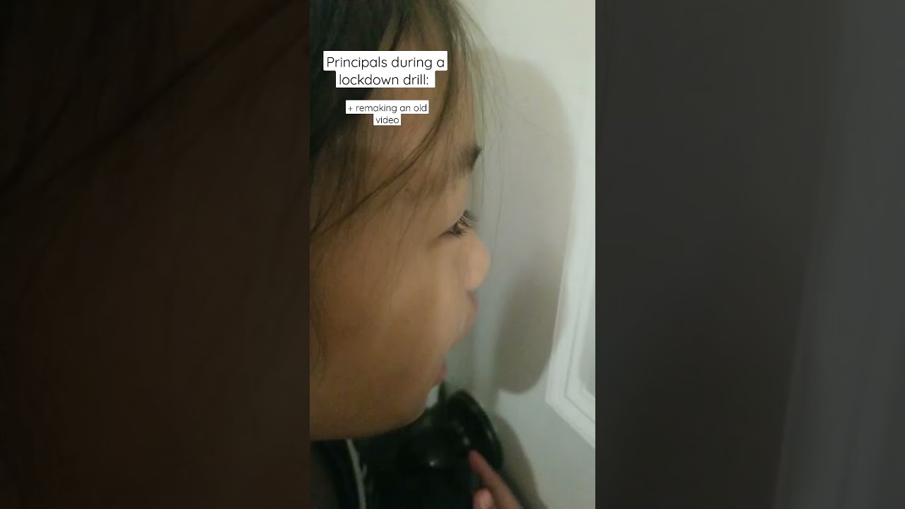 principals during a lockdown drill: 