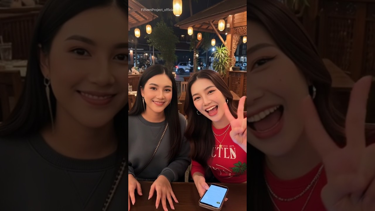 AI KPOP GROUP fictional Vivi and her Thai idol friend visiting 