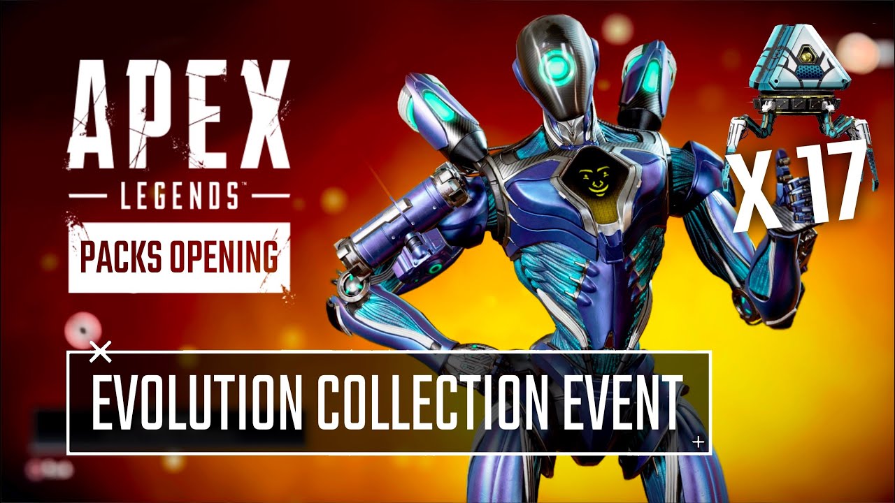 Opening 17 Packs! Of Evolution Collection Event Skins In Apex Legends l Every Evolution Event Skins