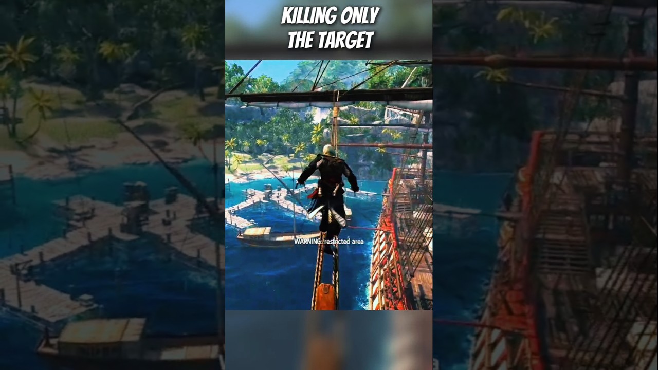 Assassin's Creed Black Flag but only the target will die