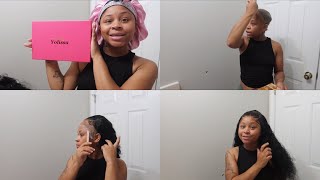 Watch do my own install 😍 *Must Have* Yolissa Hair PRE EVERYTHING FRONTAL WIG | BEGINNER FRIENDLY