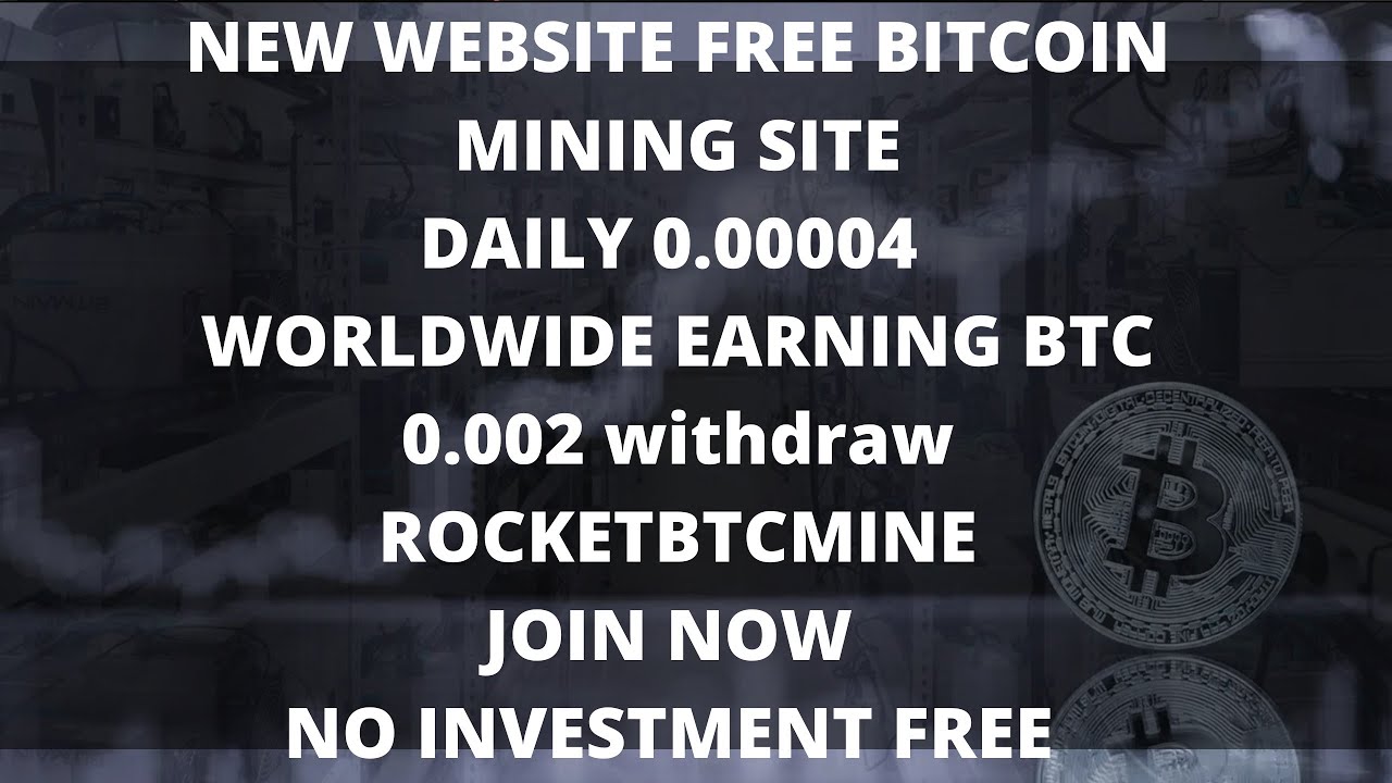 ROCKETBTCMINE | SIMILAR WITH FREEMINING.CO| DAILY 0.00002BTC | WITHDRAW 0.002 BTC | NO INVESTMENT |