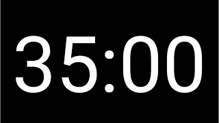 35 Minute Countdown Timer [ DARK MODE ]