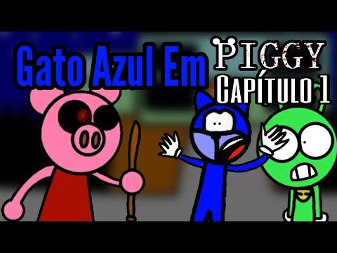 Gato Azul e Vinnet em Piggy Capítulo 1 - Desenho Animado