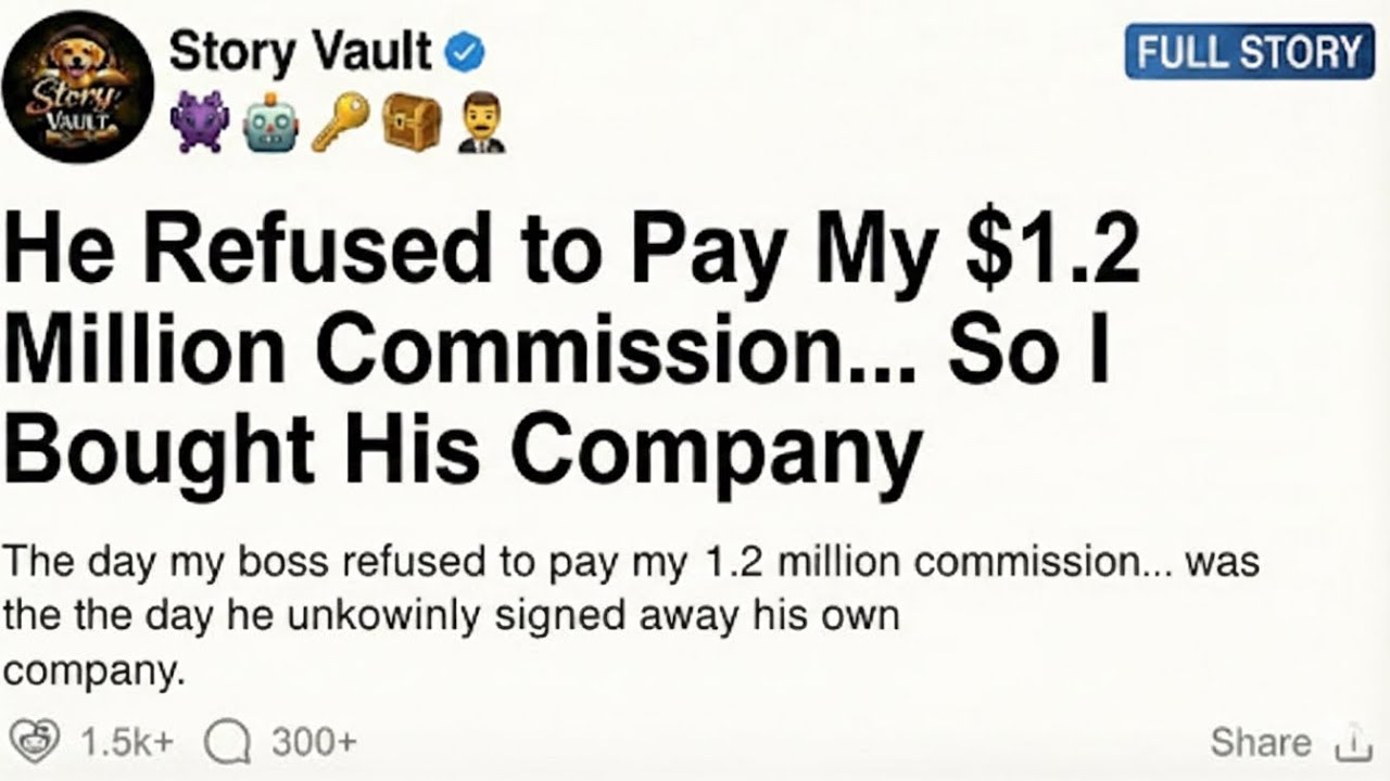 He Refused to Pay My $1.2 Million Commission… So I Bought His Company.