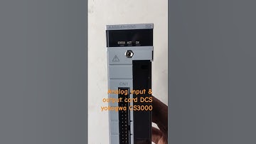 Analog input output card DCS yokogawa