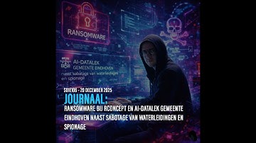 Ransomware bij Rconcept en AI datalek gemeente Eindhoven naast sabotage van waterleidingen