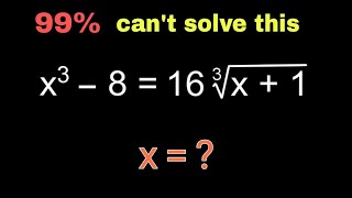 Math Olympiad | A Nice Radical Equation | Find the Value of x = ?