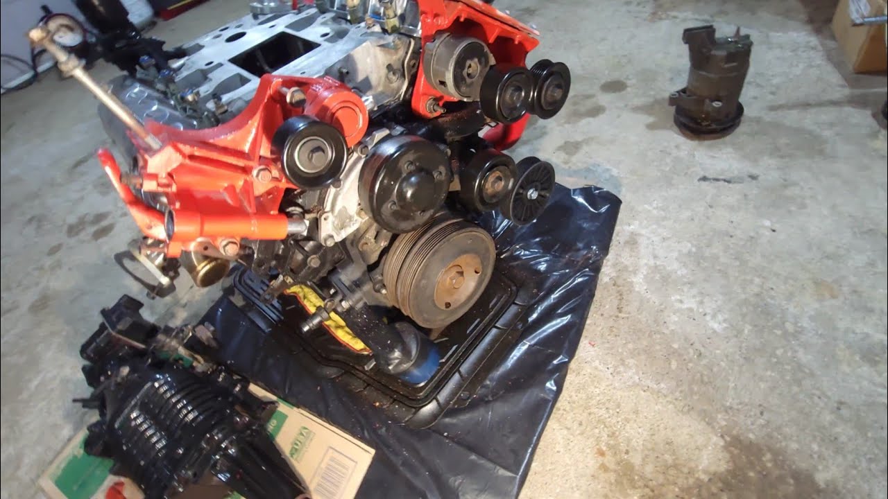 3800 coolant elbow, idler pulley install and ac delete grand prix gtp