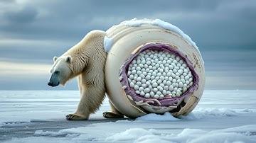 MUST WATCH ⁉️ Polar Bear’s Back Trapped by Ancient Shell – The Rescue Mission