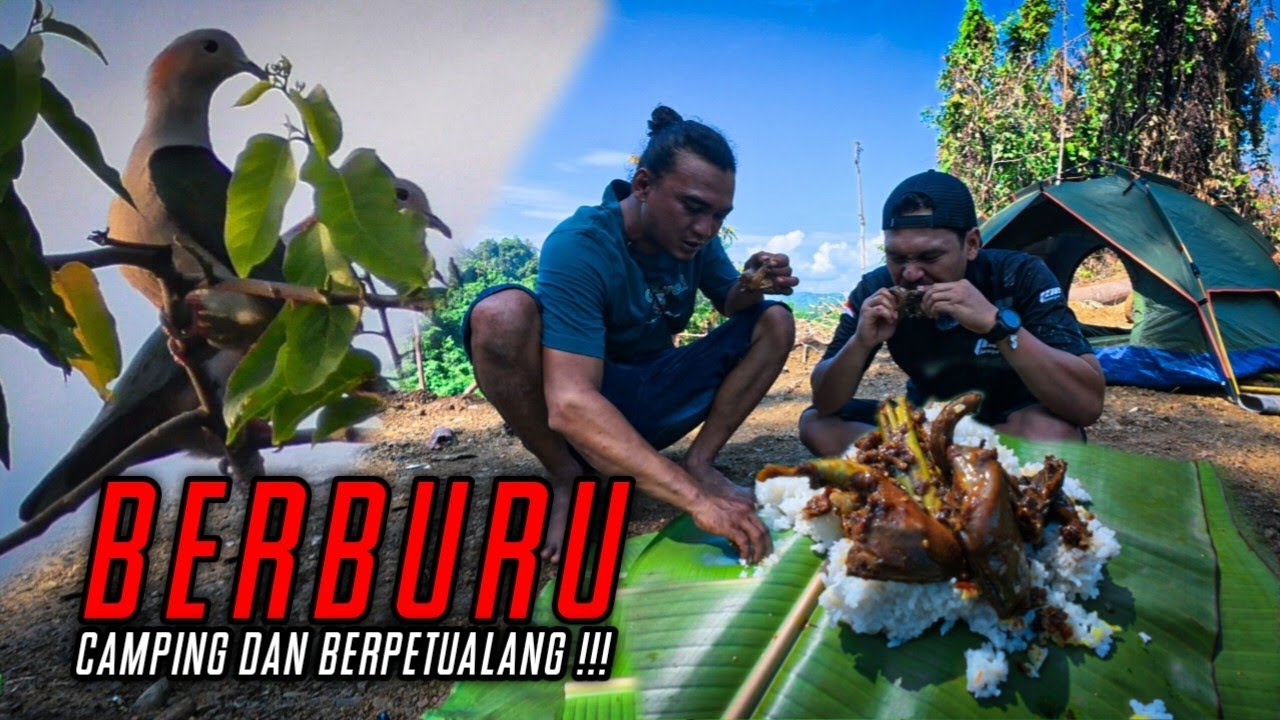 CAMPING DI HUTAN‼️MEMASAK DAN MAKAN MAKAN DI HUTAN‼️BERBURU BURUNG PERGAM LANGSUNG MASAK DI TEMPAT‼️