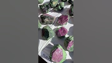 Ruby in Zoisite Tucson Gem & Mineral Show 2022 #shorts
