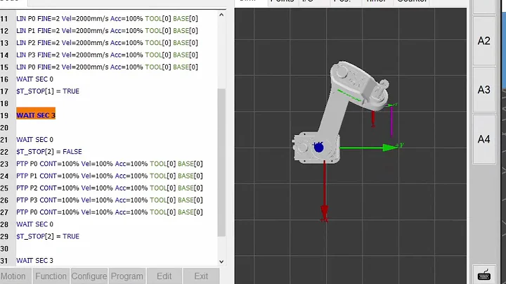 Hướng dẫn sử dụng Robot Scara P2: HIWIN Scara Robot Tutorial  Basic Movement Chuyển động cơ bản