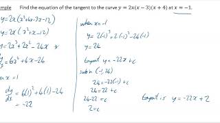 Differentiation Video 7