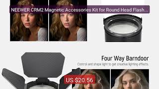 NEEWER CRM2 Magnetic Accessories Kit for Round Head Flash Z1-... — Amazing Value 2026 | Must Have!