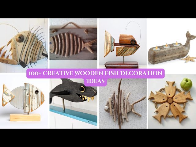 Rustic Wood Craft Ideas Fish Salmon Fish Unfinished Wood Shape Piece