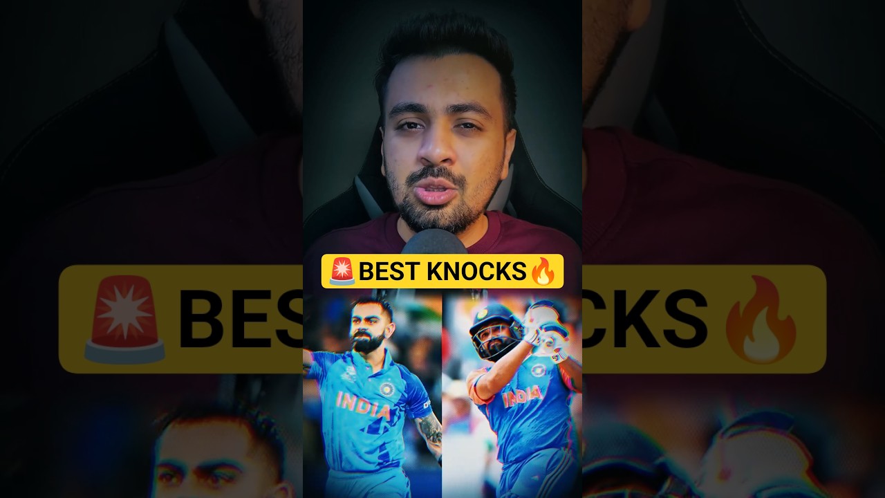 🚨BEST T20 WC Knocks🤯Virat Kohli 82 vs PAK Rohit Sharma 92 vs AUS Iconic IND vs NZ 5th T20I 2026