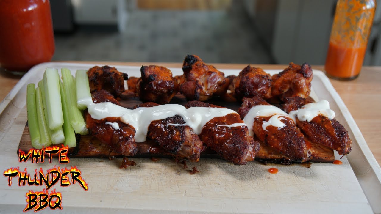 Hickory Planked Wings on the Kamado Joe YouTube
