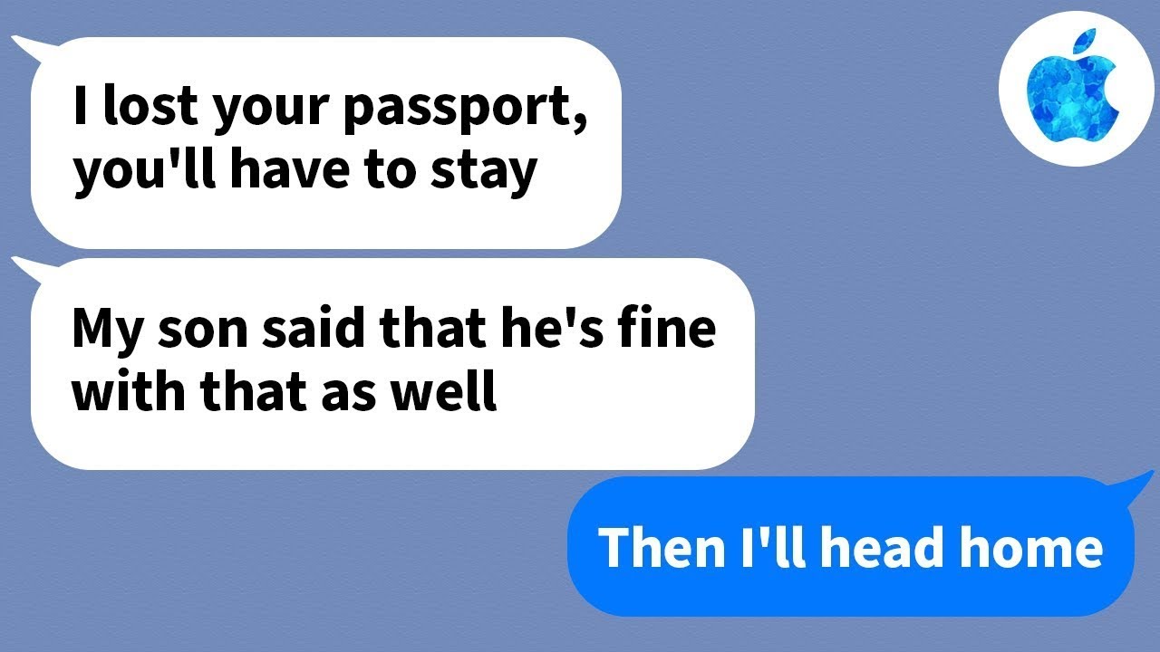 【Apple】After convincing his mom and dad to go home before him, my husband takes a flight