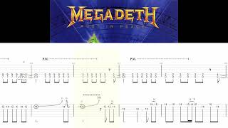 Megadeth - Tornado Of Souls (Tabs)