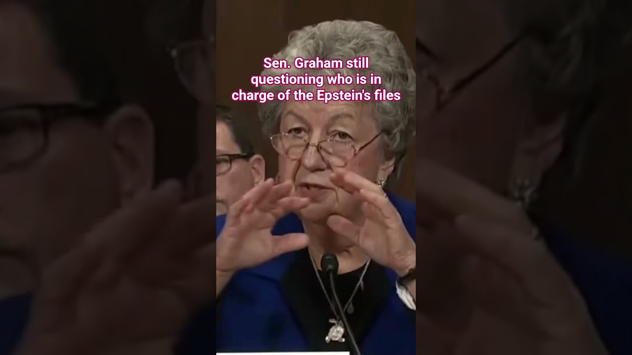 Sen. Graham still questioning who is in charge of the Epstein's files