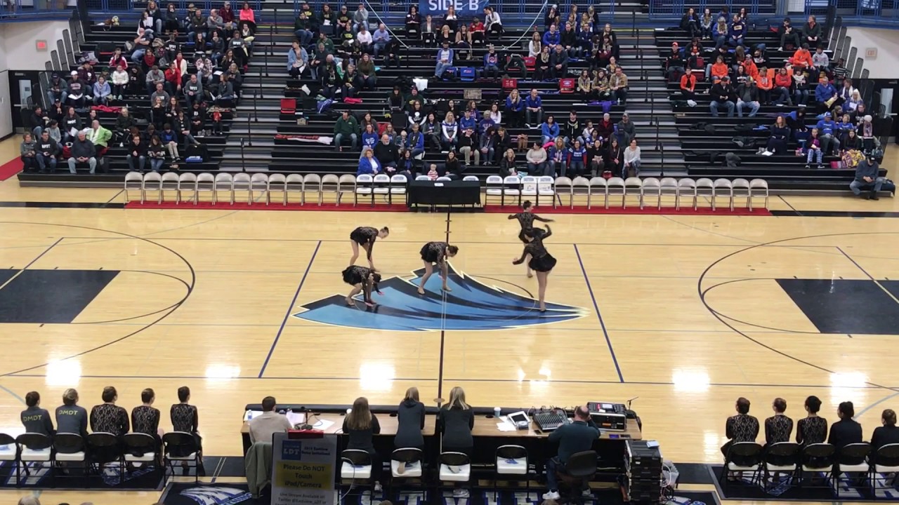 DanceFullOutMN Duluth Marshall Dance Team Jazz 2017 YouTube